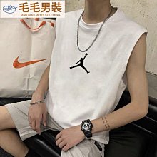 男裝T恤????100%冰絲卡通印花背心男夏季寬松休閑無袖t恤潮流ins運動百搭上衣 短袖男 寬鬆短袖 潮流短袖男 歷史價格詳細信息