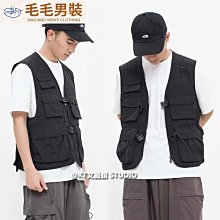 工裝背心 多袋背心 機能背心 戰術背心 男 女 復古 情侶 外套 寬鬆 工裝馬甲 漁夫背心 短版上衣-毛毛男裝 歷史價格詳細信息