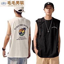 熱銷 無袖背心 S4XL 背心 余文樂男背心 情侶背心 棉運動背心男 寬松印花休閑無袖T恤 大碼無袖汗衫-可開發票 歷史價格詳細信息