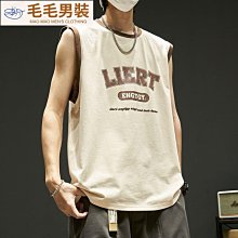 夏季健身背心 INS火爆 簡約背心 潮牌背心 坎肩汗背心男 韓版寬松背心 運動無袖t恤男 港風個性上衣 跑步運動T 歷史價格詳細信息