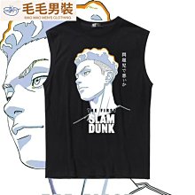 熱銷 【新品熱銷】動漫灌籃流川白色頭像潮流無袖T恤男潮牌純棉體恤背心無袖-可開發票 歷史價格詳細信息