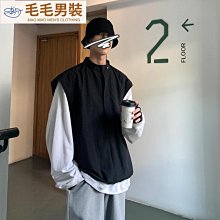 春秋新款男士半袖毛衣圓領針織衫純色休閑半高領套頭韓版潮打底衫 短袖上衣男 男生T恤 歷史價格詳細信息