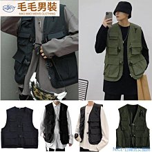 工裝背心男 工作背心多袋 多袋背心 多袋外套 機能風戰術馬甲 ins 潮流 多袋外搭馬夾 日系-毛毛男裝 歷史價格詳細信息