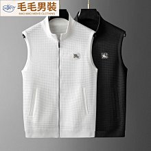 全新春夏新款男士馬甲休閒透氣馬甲 男青年老年速乾背心夏季坎肩男背心 歷史價格詳細信息
