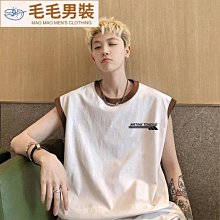 男士背心純棉夏季外穿美式籃球訓練運動健身上衣服無袖打底吸汗衫 健身背心男 歷史價格詳細信息