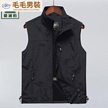 春夏秋馬甲男中老年爸爸裝背心坎肩多口袋釣魚攝影休閑馬夾 歷史價格詳細信息