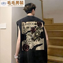 網紅美式高街重工做舊牛仔褲男vibe復古拼接設計直筒闊腿長褲 歷史價格詳細信息