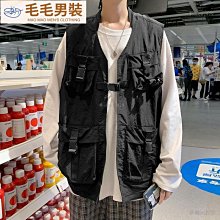 外套女國潮機能風巫師帽夾克男女厭世喪系高街情侶寬鬆拉鍊衝鋒衣-潮男服飾 歷史價格詳細信息