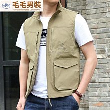 精品男士多袋馬甲登山攝影背心男坎肩速干薄款休閑外套戶外釣魚馬夾  新-毛毛男裝 歷史價格詳細信息