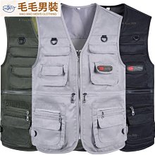 中老年多袋坎肩爸爸薄男背心馬甲春夏工裝釣魚導演馬甲大碼馬甲 外搭 漁夫 復古 大袋 男女 中-毛毛男裝 歷史價格詳細信息