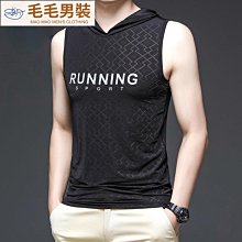 連帽 冰絲速乾 短袖T恤 男T恤 2023新款 訓練跑步健身T恤 彈力 運動休閒上衣 帽子潮T 歷史價格詳細信息