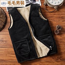 冬季男士加絨加厚皮馬甲中老年男爸爸裝寬松保暖坎肩背心大碼外套 歷史價格詳細信息