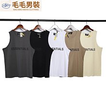 FOG ESSENTIALS男女背心復線T恤 背心，FEAR OF GOD疊穿籃球網眼寬松高街打底衫潮 黑色 米色雙色，高街風格寬松版型 歷史價格詳細信息