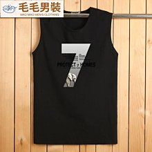 新品男裝無袖背心 加大尺碼上衣 健身背心夏季背心男士寬鬆港風ins寬肩無袖T恤原宿風潮流學生透氣汗衫-毛毛男裝 歷史價格詳細信息