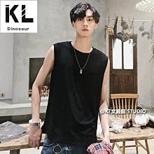 背心無袖T恤 潮牌背心 坎肩汗背心男 韓版寬松背心 運動無袖t恤男 港風chic個性上衣 跑步T XLC25-MINTS名仕男裝 歷史價格詳細信息