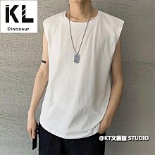 男生背心 M-2XL 潮牌外穿背心男 運動籃球背心 薄款ins寬鬆無袖T卹 歐美高街無袖t卹 日系無袖背心 運動背-勁霸服飾 歷史價格詳細信息