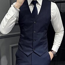 西裝馬甲套裝男春季高級條紋大碼結婚伴郎團服修身上班職業【超齡男裝】 價格比較,價格查詢,歷史價格詳細信息