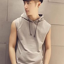 【超酷】連帽背心男籃球潮牌夏季個性健身學生潮流無袖衛衣T卹帶帽坎肩男-勁霸服飾 歷史價格詳細信息