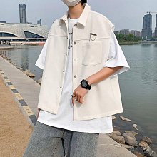 日系痞帥立領無袖馬甲男春秋季外搭潮牌坎肩復古寬松機能工裝背心機能背心-雅怡尚品 歷史價格詳細信息