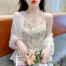 辣妹性感帶胸墊獨特別致小吊帶抹胸背心女法式內搭掛脖無袖上 歷史價格詳細信息