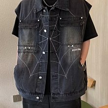 翻領牛仔馬甲男 新款工裝馬甲 潮流外套男 馬夾男 無袖背心 韓版馬甲男 馬甲背心牛仔 工作背心-勁霸服飾 歷史價格詳細信息