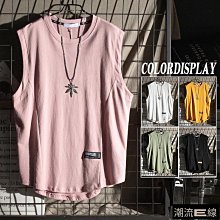 5色純色個性運動潮牌夏ins外穿無袖t恤寬松潮流百搭坎肩 素色背心 無袖短袖 圓領背心 夏季寬鬆坎肩 背心男QYT095-MINTS名仕男裝 歷史價格詳細信息