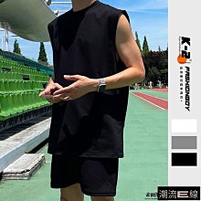 韓國火 華夫格Polo衫男 落肩短袖T恤 字母短t 學院風 寬鬆 小眾設計感 五分袖Polo上衣 男生衣服-22號穿搭 歷史價格詳細信息