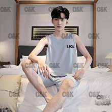 睡衣 男士睡衣夏天棉質40-55歲短袖長褲薄款翻領開衫全棉中年大碼套裝 歷史價格詳細信息