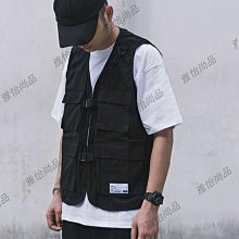 復古潮牌軍事機能無袖背心馬甲女日系多袋工裝記者導演夾克男-毛毛男裝 歷史價格詳細信息