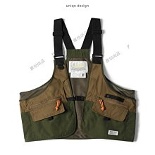 復古背心多口袋戶外 機能 拼接 工裝馬甲 疊穿 日常搭配 美式 歷史價格詳細信息
