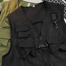 多口袋戰術馬甲 機能背心外套 男女 百搭外穿 嘻哈上衣服 歷史價格詳細信息