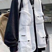 機能工裝馬甲 男夏季寬松 復古 多口袋外套 戰術背心 馬夾薄款 歷史價格詳細信息
