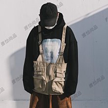 馬甲日系工裝多口袋背心外套男休閒修身夾克上衣春秋外搭 歷史價格詳細信息