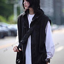 夏季戶外風機能工裝口袋短款馬甲男潮牌寬松休閑百搭沖鋒馬夾外套機能背心-雅怡尚品 歷史價格詳細信息