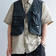 日系復古工裝馬甲男夏季薄款多口袋無袖坎肩馬夾潮牌機能短款外套機能背心-雅怡尚品 歷史價格詳細信息