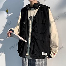 多口袋工裝馬甲男 3色M-3XL 純棉馬甲背心 潮夏季拼接戰術背心 嘻哈高街機能風無袖外套 現貨-潮流e線 歷史價格詳細信息