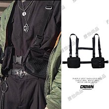 戰術包 男ins馬甲包 男生戰術背心包 運動跑步多功能機能胸包  雙肩包 戰術胸包 背包--麥包包 歷史價格詳細信息