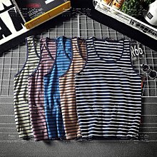 大匯倉【夏季男士休閒條紋無袖運動背心加肥加大碼胖子寬鬆內搭打底衫潮流】可搭t恤/外套/襯衫/拖鞋/背心 價格比較,價格查詢,歷史價格詳細信息