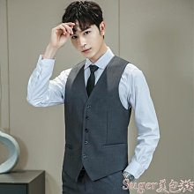 男士西裝馬甲 韓版修身西服背心 休閑英倫風格子小馬甲 正裝商務婚禮百搭馬甲 大尺碼單排扣休閒馬甲（歐碼偏大一碼） 歷史價格詳細信息