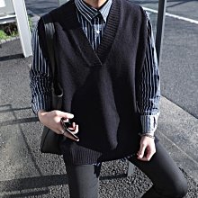 下殺 針織馬甲女背心春季外穿寬鬆毛線衣坎肩V領韓版女裝休閒打底馬夾 歷史價格詳細信息