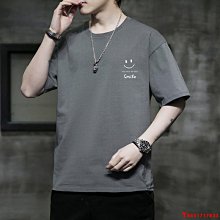 下殺-夏季純棉短袖t恤男寬鬆大碼胖子潮流男生男裝2020新款男士潮 歷史價格詳細信息