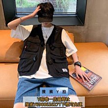 多口袋戰術馬甲 機能背心外套 男女 百搭外穿 嘻哈上衣服 歷史價格詳細信息
