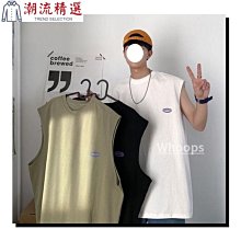 背心 男生衣著 純棉背心 無袖背心男 外穿背心 夏季圓領背心 港風夏季寬鬆無袖籃球T恤 運動-毛毛男裝 歷史價格詳細信息