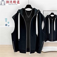 精品背心馬甲外穿多袋工裝男裝坎肩機能風國潮外套秋季薄款潮牌bf男  新-毛毛男裝 歷史價格詳細信息