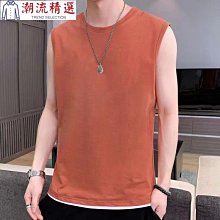 健身背心男 素色無袖上衣 純棉吊嘎 素色 圓領 大尺碼 透氣親膚 吸汗速乾 籃球 居家 重訓 慢跑 歷史價格詳細信息