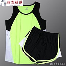 健身服 健身衣 運動上衣 冰絲套裝男士夏季青年學生休閑運動短袖短褲兩件套薄款套裝 T恤 歷史價格詳細信息