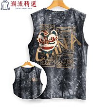 醒獅T恤男士印花潮流短袖體恤衫中國風青少年夏季【滿299元發貨】 歷史價格詳細信息