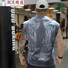 新品美式潮牌無袖T恤男士23夏季健身運動純棉背心寬松訓練坎肩-毛毛男裝 歷史價格詳細信息