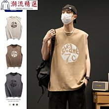 精選精梳棉無袖無袖 吊嘎 純棉男背心 排汗背心 寬鬆背心 日系簡約純棉夏季運動休閒百搭復古印花男士工字汗背心健身無袖速乾满599免運 歷史價格詳細信息