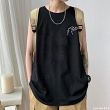 港風背心男 棉質圆领纯色外穿无袖坎肩 情侶款潮流素t 休閒百搭寬鬆無袖t恤男 舒適透氣吸汗運動背心 大尺碼背心-勁霸服飾 歷史價格詳細信息